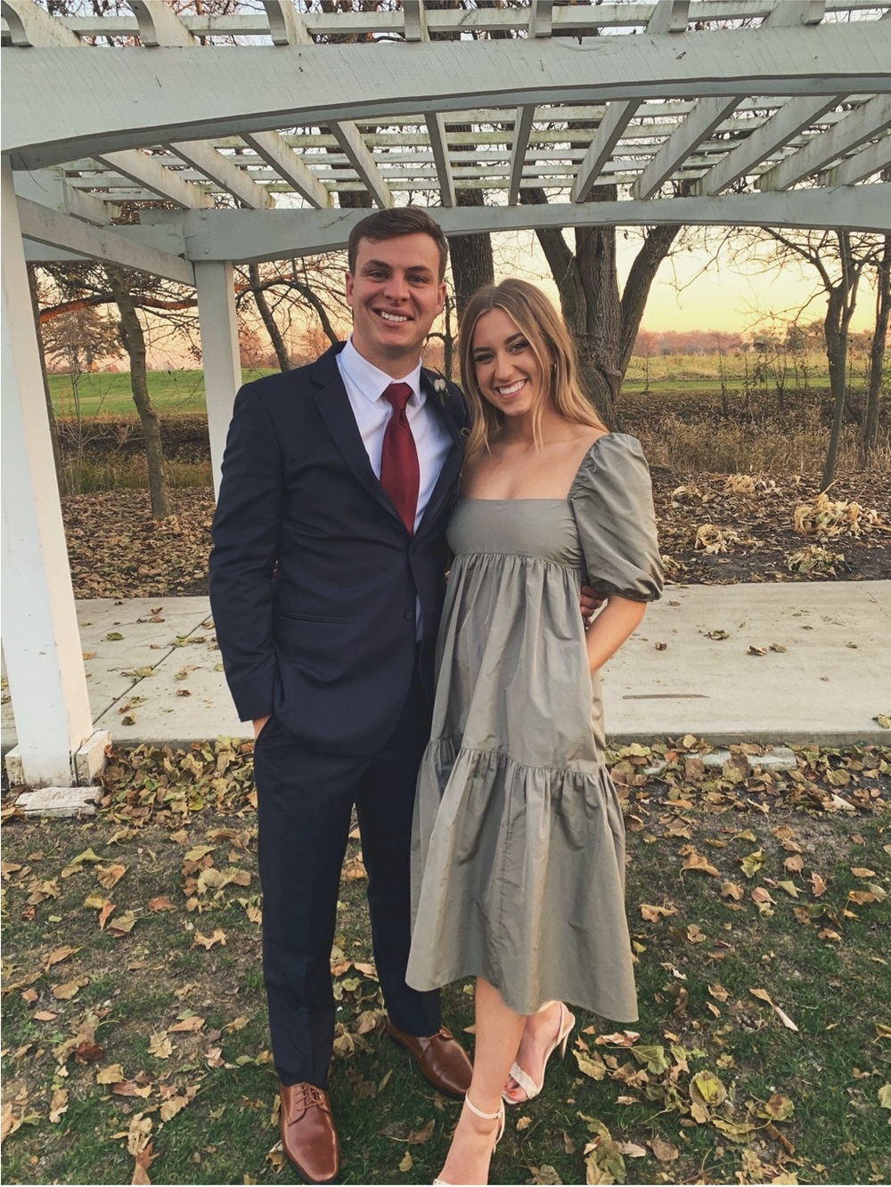 Aritzia Wilfred Olive Dress - Picture 3 of 3